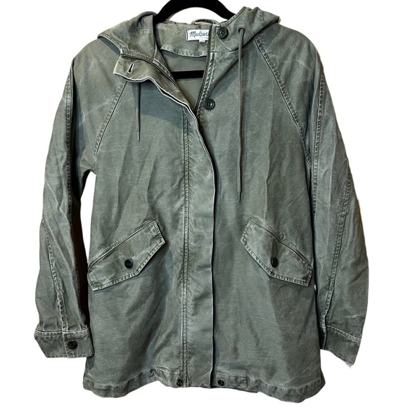 Madewell Military Green Fleet Jacket Size XS - Picture 1 of 5